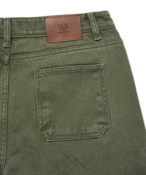 Катионные вошед двойное колено карпентер шорты Khaki