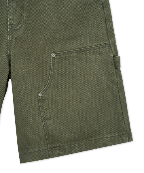 Катионные вошед двойное колено карпентер шорты Khaki