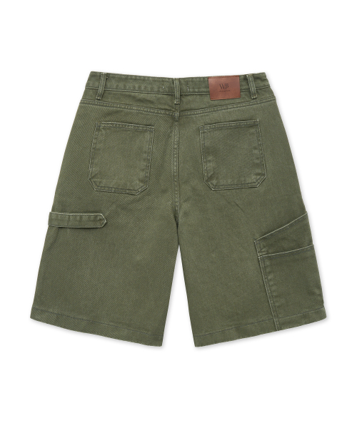 Катионные вошед двойное колено карпентер шорты Khaki