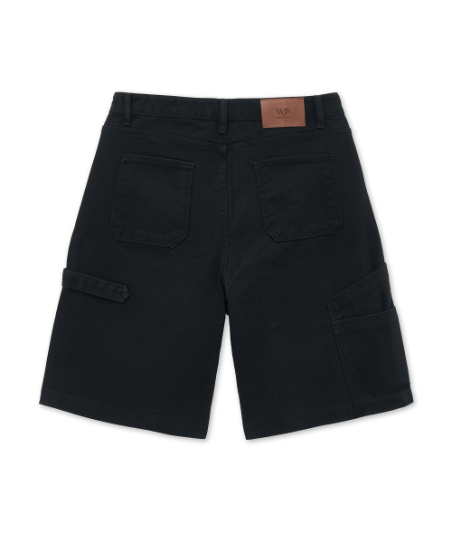 Cation выстиранный Double Knee Carpenter Shorts черный