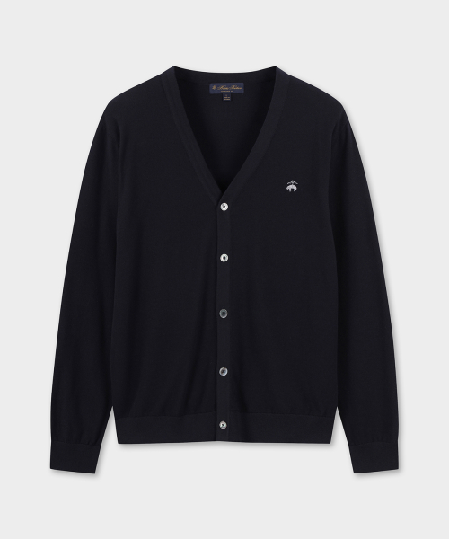 Кардиган из хлопкового пике (Dark Navy) (BBWCMB101ARFS)