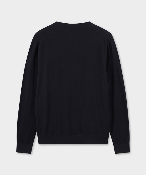 Кардиган из хлопкового пике (Dark Navy) (BBWCMB101ARFS)