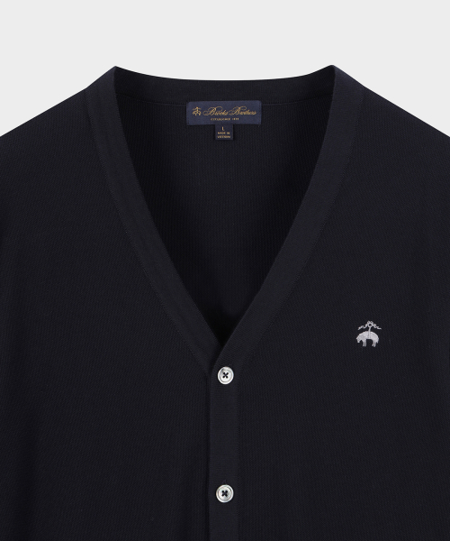 Кардиган из хлопкового пике (Dark Navy) (BBWCMB101ARFS)