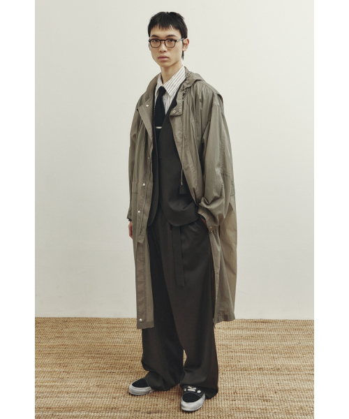 Convertible Windbreaker Coat - бежевый