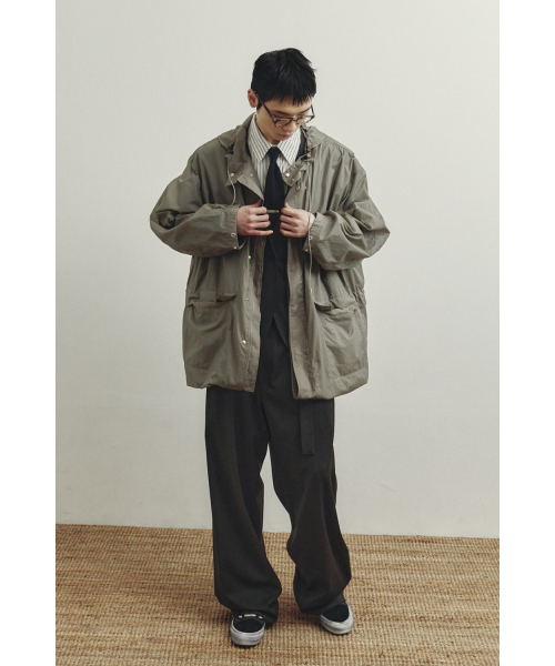 Convertible Windbreaker Coat - бежевый