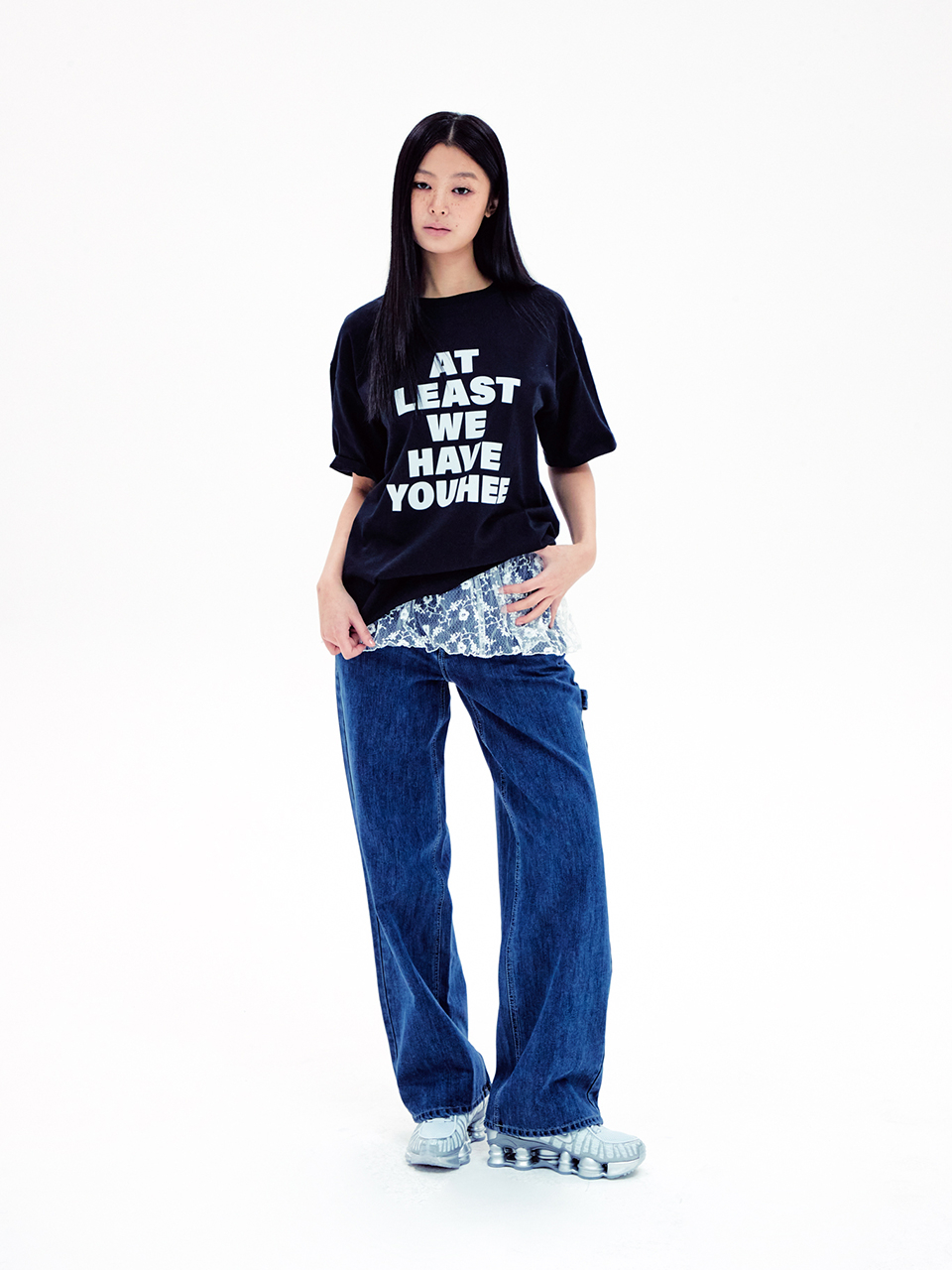 ◆YOUHEE◆ LETTERING OVER FIT TSHIRTS BLACK MUSINSA | YOUHEE LETTERING OVER FIT T-SHIRTS BLACK