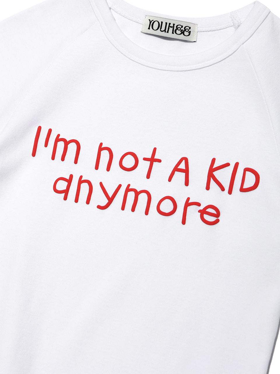 【YOUHEE】APLIQUE LETTERING T-SHIRTS WHITE MUSINSA | YOUHEE APLIQUE LETTERING T-SHIRTS WHITE