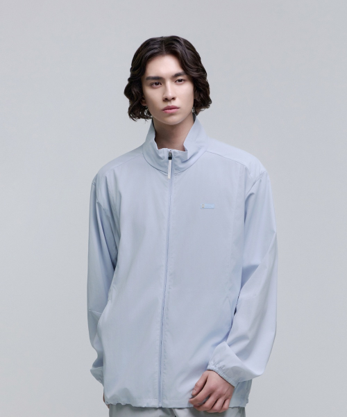 Ветровка со стойкой N252UFT970 PALE BLUE