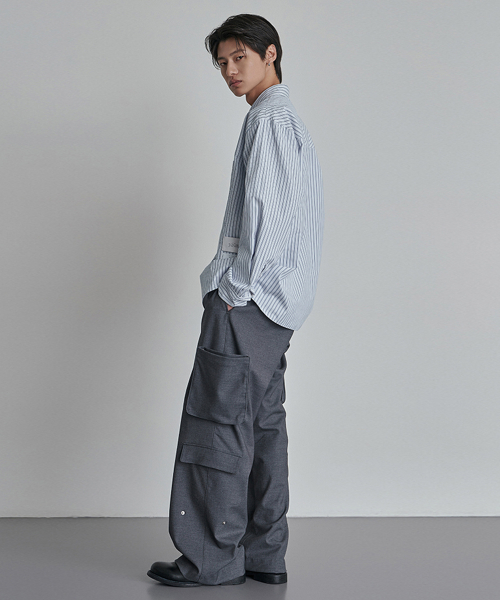 Modular Detachable Cargo Slacks Gray