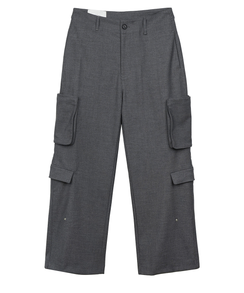 Modular Detachable Cargo Slacks Gray