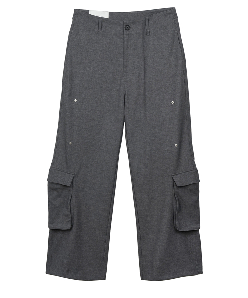 Modular Detachable Cargo Slacks Gray