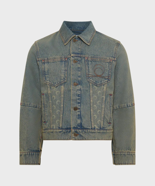 (M) Джинсовка Moon Laser Light Beige MOON LASER DENIM TRUCKER JACKET LIGHT BEIGE