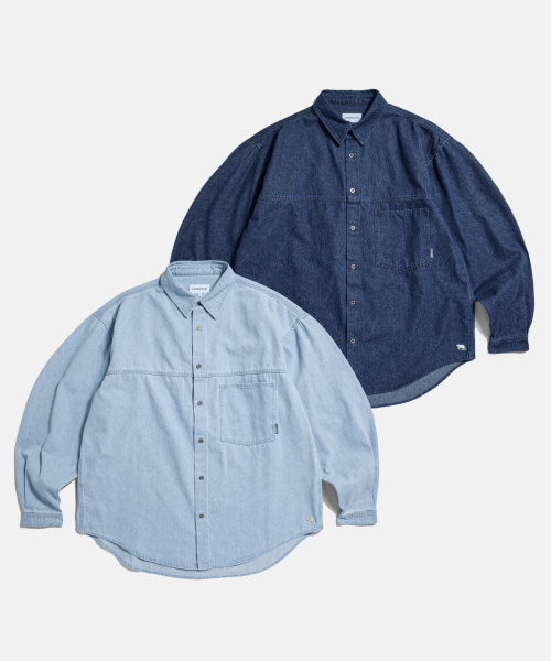 Denim Comfy Shirt Mid Indigo
