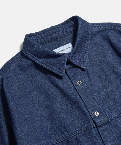 Denim Comfy Shirt Mid Indigo