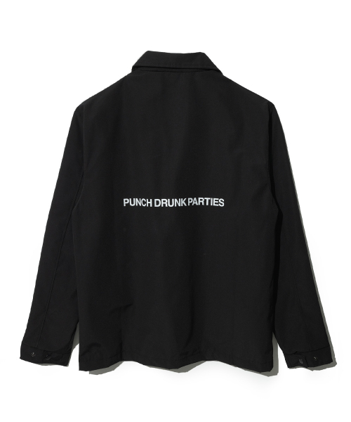 Circle Logo Coach Jacket (BLACK)