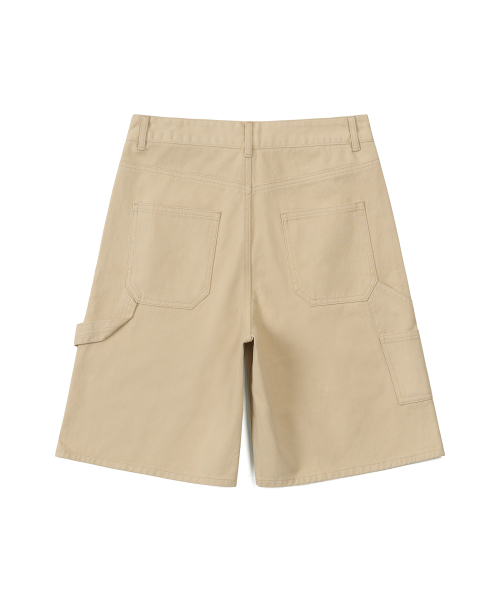 Хлопковые fatigue бермуды рабочие шорты (Sand Beige)