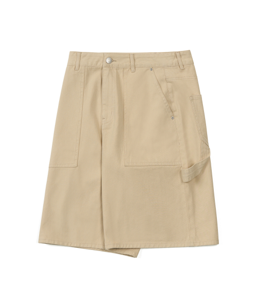 Хлопковые fatigue бермуды рабочие шорты (Sand Beige)