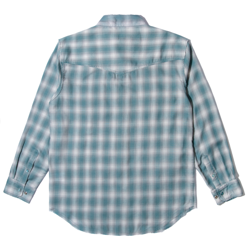 Kurt 3 Flannel Shirt (Teal Green)