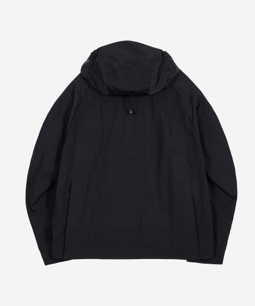 Light Weight Holographic Detachable Windbreaker - BLACK