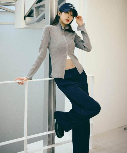 SIDE LINE TRACK PANTS NAVY