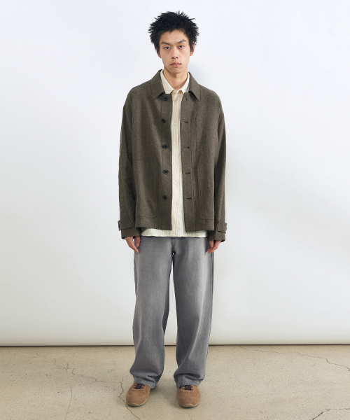 Льняная куртка French Work BROWN