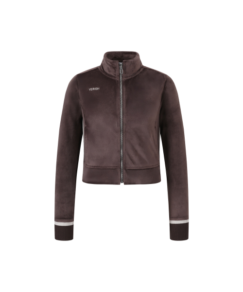 Вельветовая олимпийка на молнии Velvet Tracktop