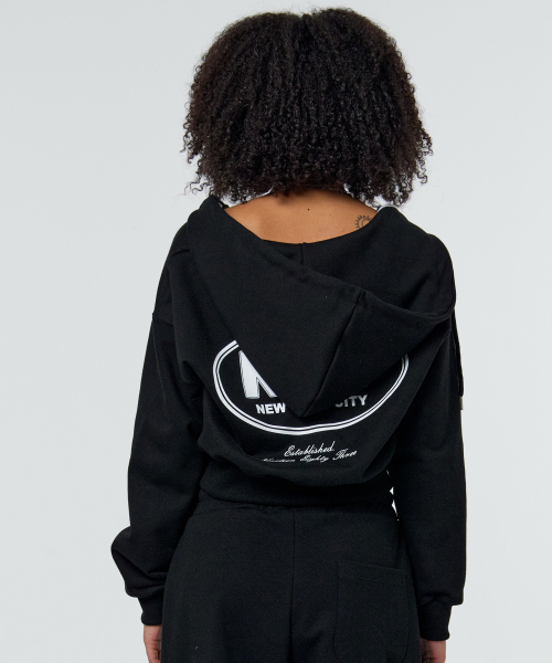 Худи на молнии NYC Academy-Black