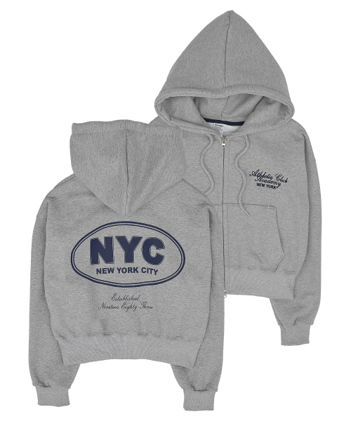 Худи на молнии NYC Academy-Black