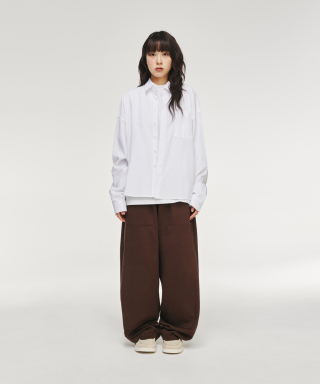 SIGNATURE シグニチャー オックスフォード クロップシャツ [ホワイト] 画像 12