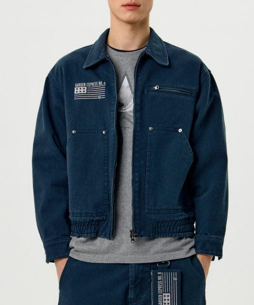 Pigment Work Jacket (navy)