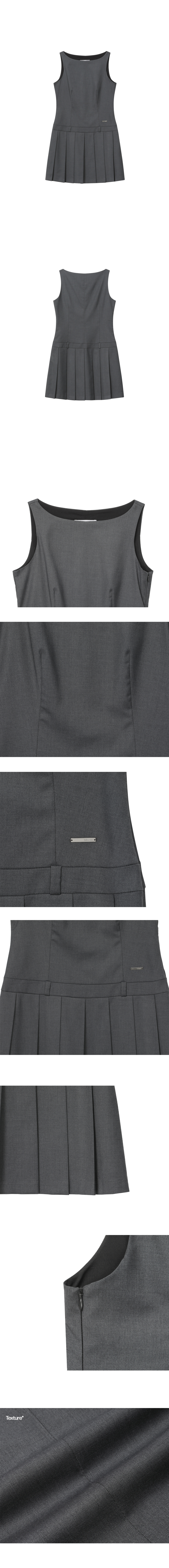 【MISEKI SEOUL】Pleats one piece ★韓国人気★ 追跡付 MUSINSA公式 | MISEKI SEOUL Pleats one piece CHARCOAL