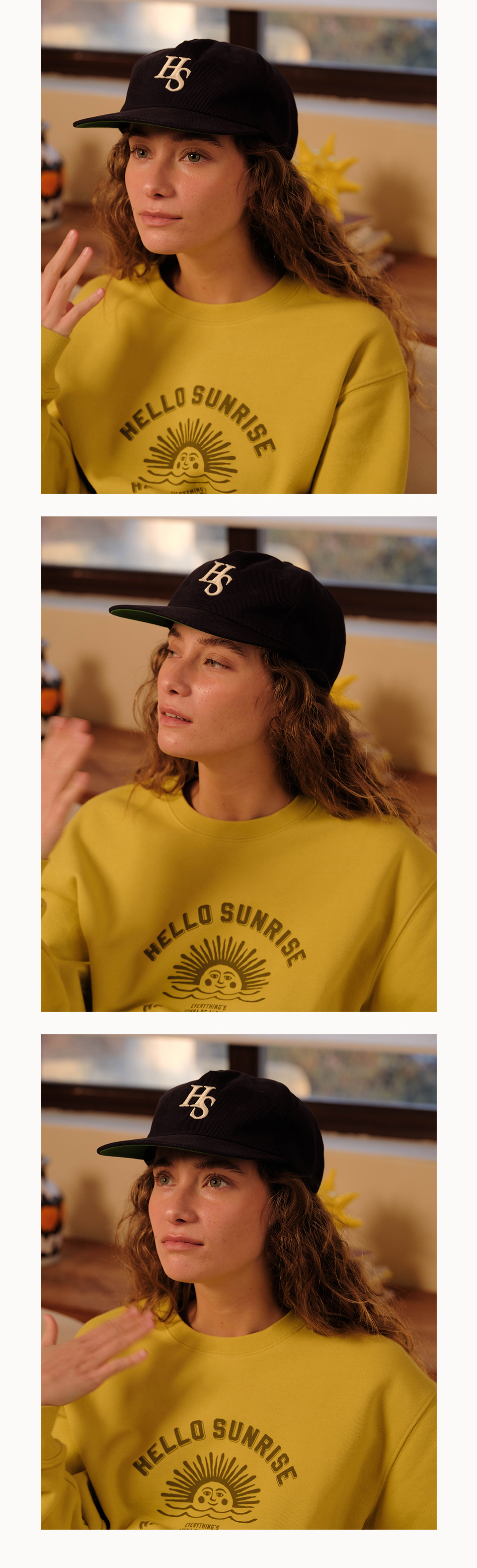 【HELLO SUNRISE】 HS Logo Relaxed Fit 5panel Cap / 追跡付 MUSINSA | HELLO SUNRISE HS Logo Relaxed Fit 5panel Cap_Khaki