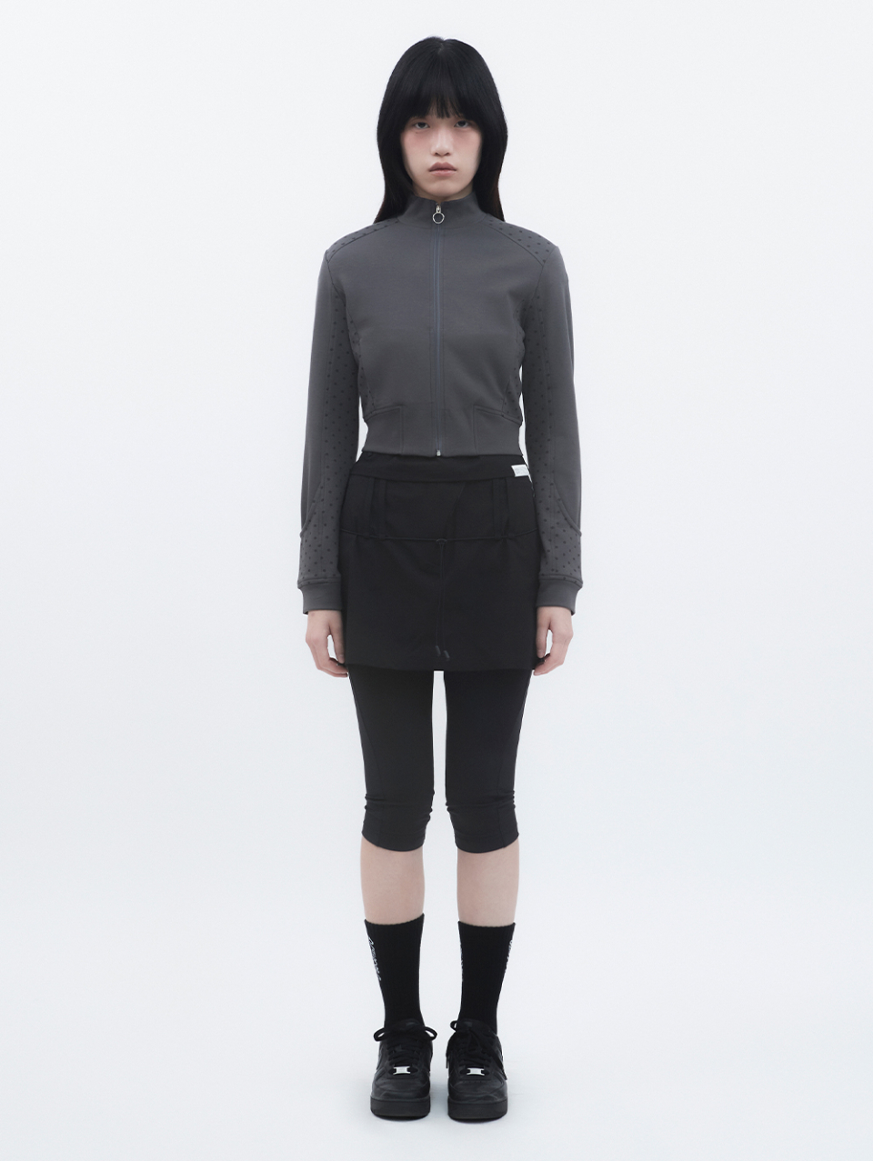 TUOMIO☆STRAPPY SKIRT PANTS MUSINSA | TUOMIO STRAPPY SKIRT PANTS [BLACK]