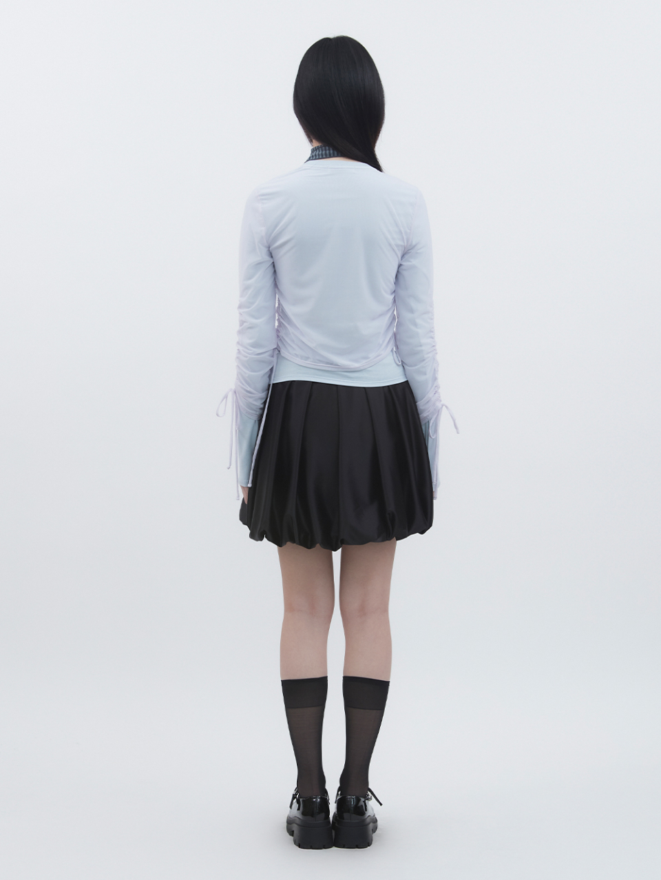 【韓国TUOMIO トゥオミオ】SATIN BALLOON SKIRT TUOMIO】SATIN BALLOON SKIRT | OUR BRAND,TUOMIO | PRESSING