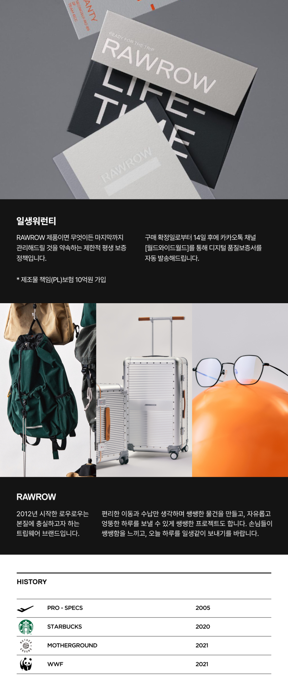 MUSINSA | RAWROW String Lucky Backpack 976 ep.2 Black