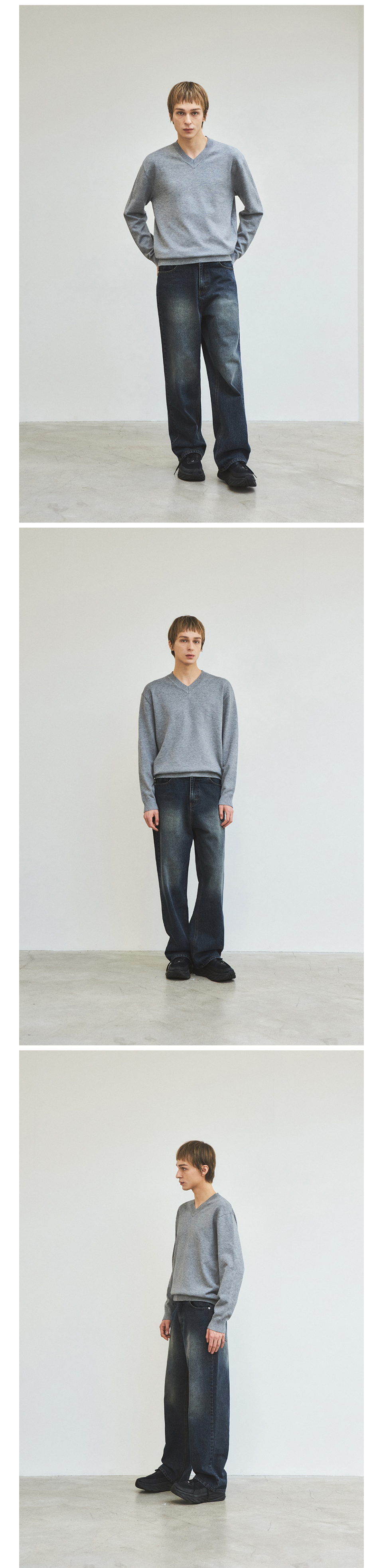 MUSINSA公式 | WEDNESDAY OASIS Always Washable V-Neck