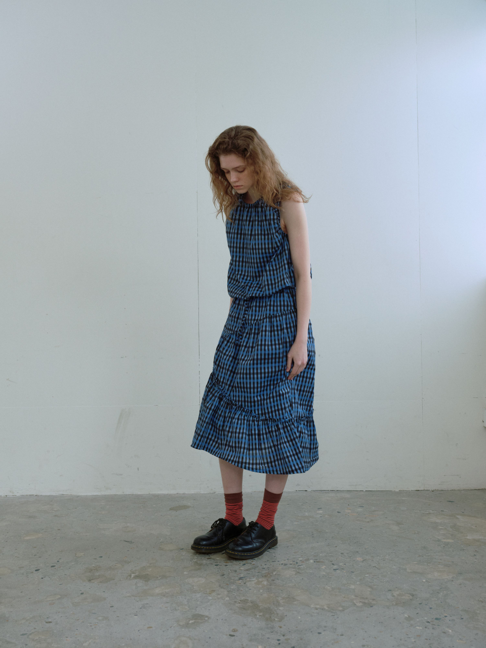 【suzen】tufeed shirring skirt pants Cotton Poplin Shirring Skirt | Pasand by ne Quittez pas