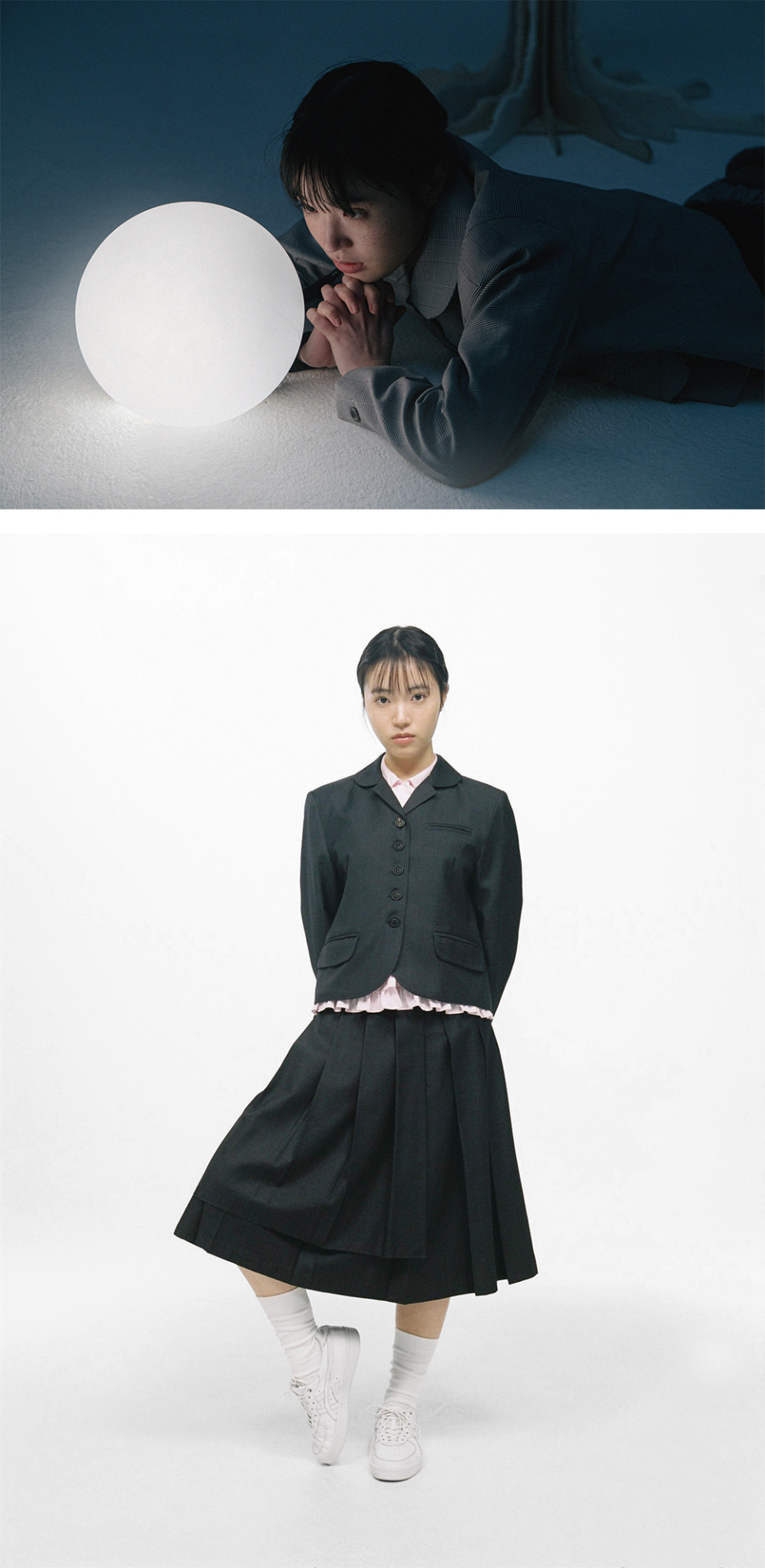 【OHESHIO】25ss PLEATED LAYERED SKIRT MUSINSA | OHESHIO PLEATED LAYERED SKIRT, CHARCOAL