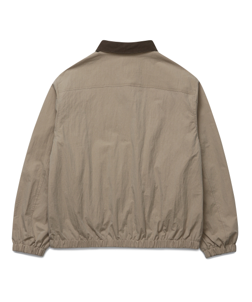 Куртка с контрастным воротником (Beige)