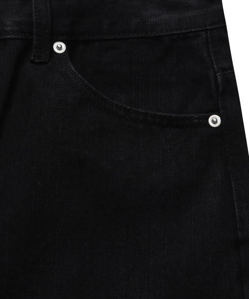 Базовые джинсовые шорты (Black)