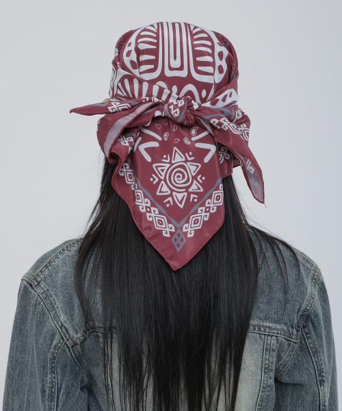 Ethnic бандана Burgundy