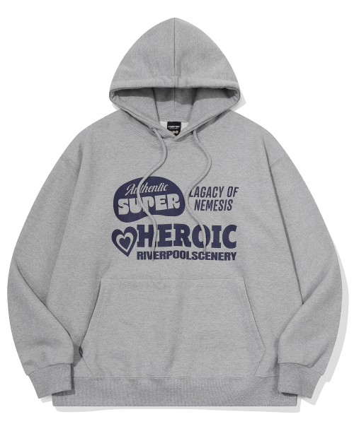 HEROIC худи Grey