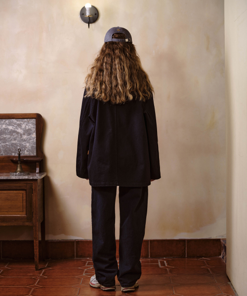 Washed VTG Work Jacket_Navy