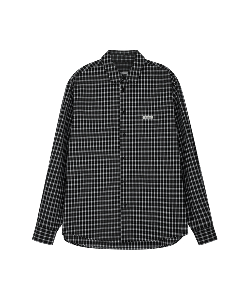 Tatan Check Shirt - Black
