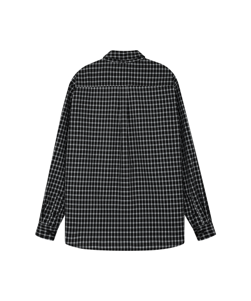 Tatan Check Shirt - Black