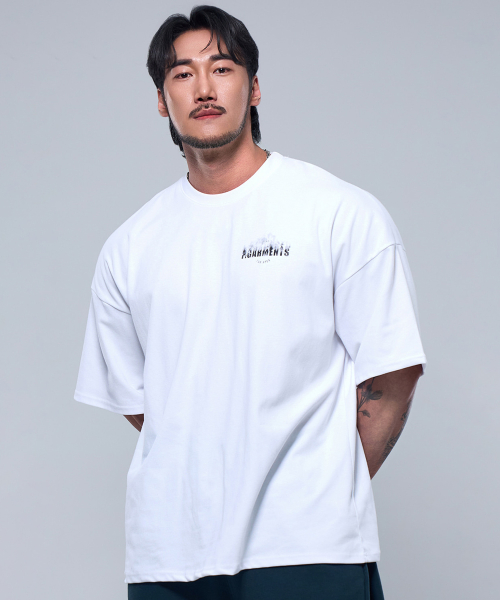 P2501 Cotton Mesh Smoke Giant футболка [2 цвета]