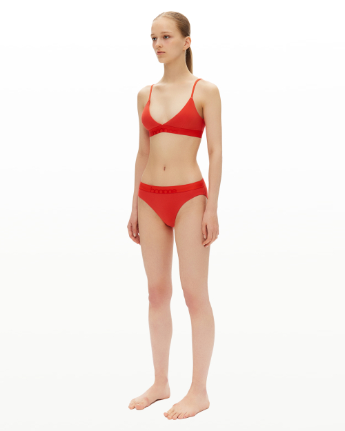 Everyday bralette & brief set_sunset orange