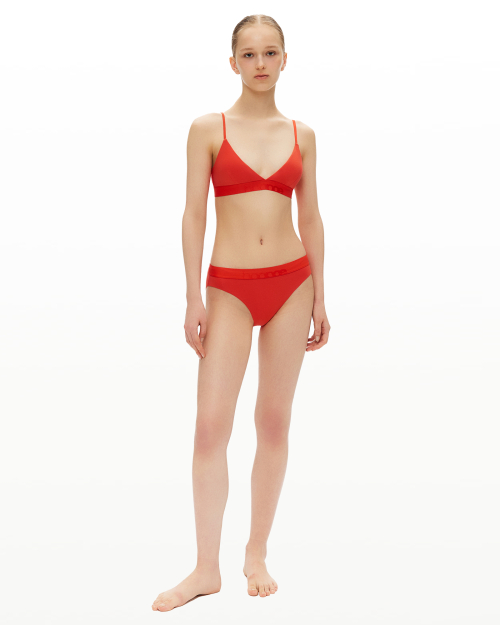 Everyday bralette & brief set_sunset orange