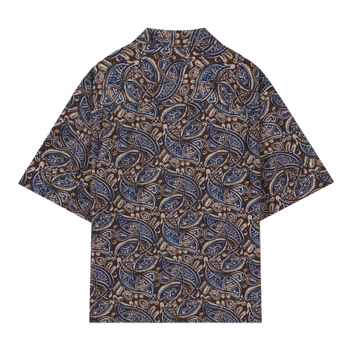 Paisley принт полурубашка Brown Print (PIBAD5030)
