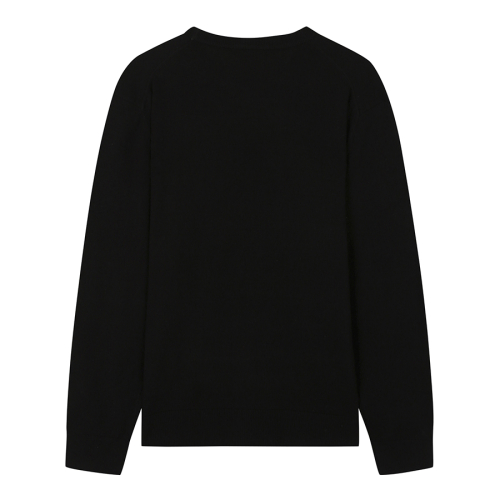[Washable] Solid круглый вязаный свитер (FIUCA8501)